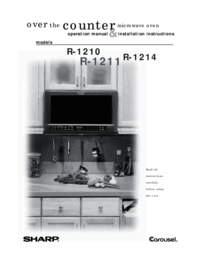 To view the document Sharp SHR1210 Operations Manual