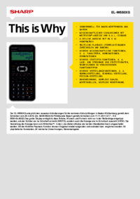 To view the document Sharp EL-W550XG User Manual