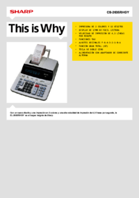 To view the document Sharp CS-2635RHGY User Manual