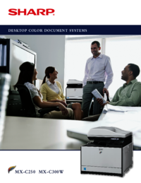 To view the document Sharp MX-C300W User Manual