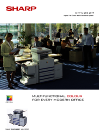 To view the document Sharp AR-C262M Key User Manual