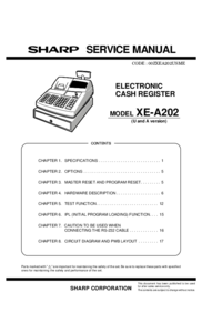 To view the document Sharp XE-A202 - Electronic Cash Register Service Manual