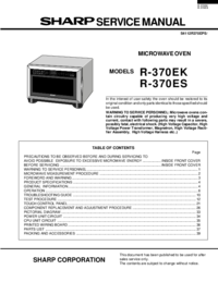To view the document Sharp R-370EK Service Manual