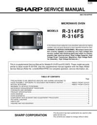 To view the document Sharp R-301FK Service Manual